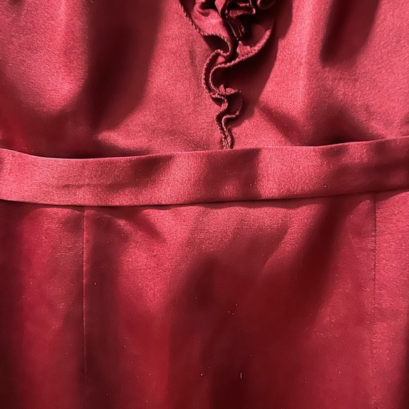 Ellie Tahari silk red sleeveless, Mini dress size 0 - Picture 5 of 10